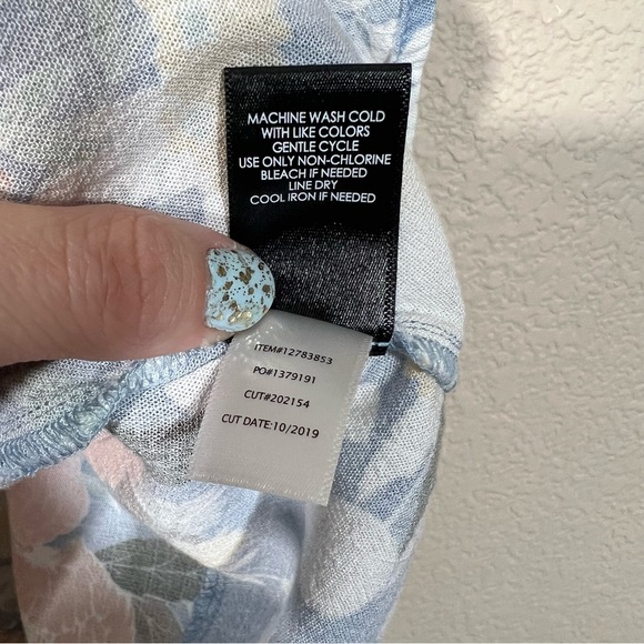 Torrid 00 fit and flare floral print tank top - Picture 12 of 14